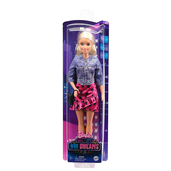 Barbie: Big City, Big Dreams Malibú Muñeca Rubia Mattel