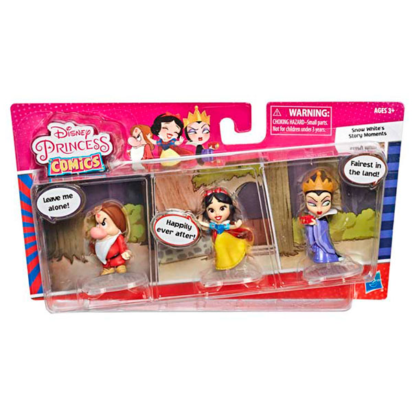 Disney Princess Comics Pack 3 Figuras