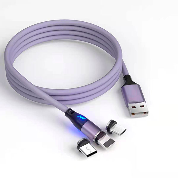 Cable Magnético Carga Rápida USB 3 en 1